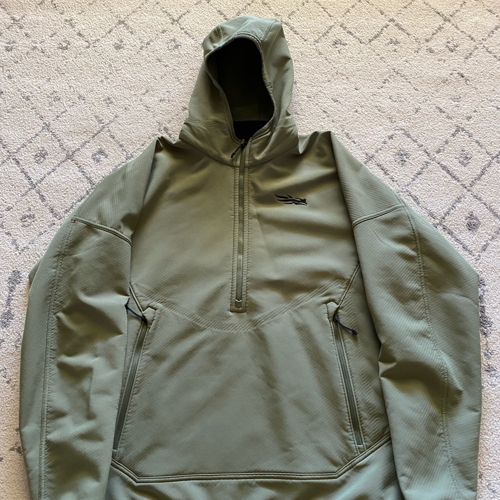 Men's Olive Green Hooded Jacket